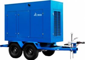 АД-100С-Т400-1РМ26 на прицепе